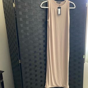 NastyGal Slinky fitted midi dress